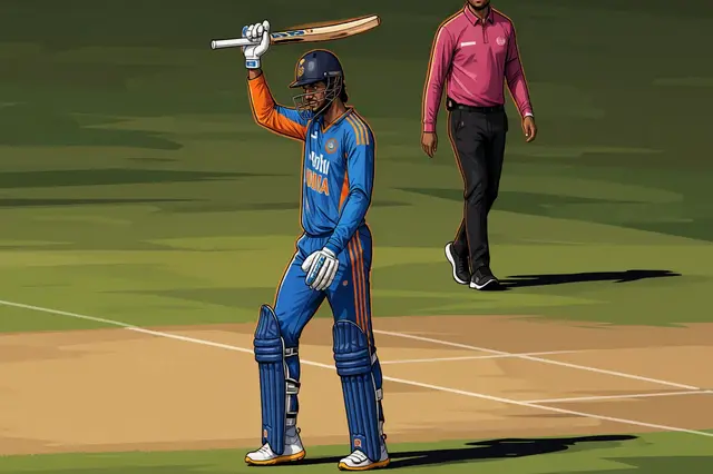 Hodge leads WI's progress on truncated first day